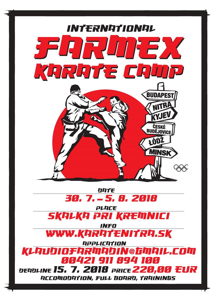 Farmex karate camp 2018 - 15. ročník