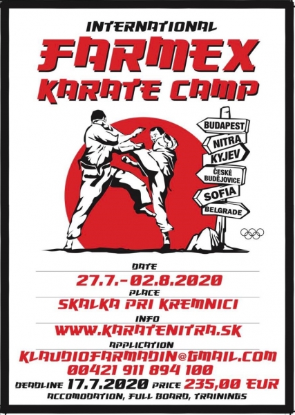 Farmex karate camp 2020 - 17. ročník